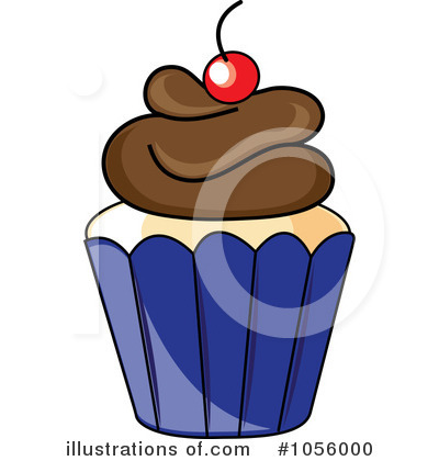 Royalty-Free (RF) Cupcake Clipart Illustration by Pams Clipart - Stock Sample #1056000