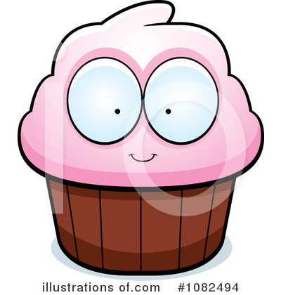Royalty-Free (RF) Cupcake Clipart Illustration by Cory Thoman - Stock Sample #1082494