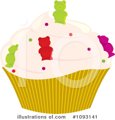 Royalty-Free (RF) Cupcake Clipart Illustration by Randomway - Stock Sample #1093141