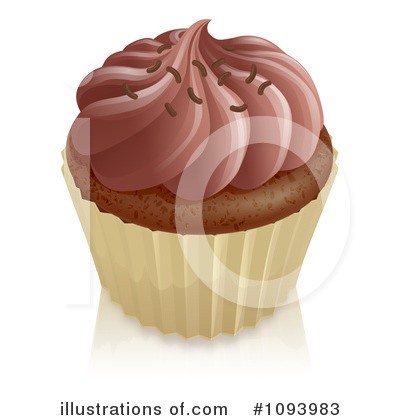 Royalty-Free (RF) Cupcake Clipart Illustration by AtStockIllustration - Stock Sample #1093983