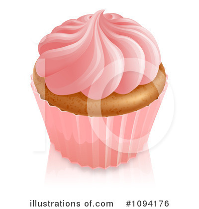 Royalty-Free (RF) Cupcake Clipart Illustration by AtStockIllustration - Stock Sample #1094176
