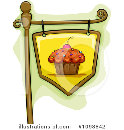 Royalty-Free (RF) Cupcake Clipart Illustration by BNP Design Studio - Stock Sample #1098842