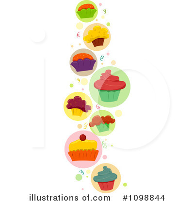 Royalty-Free (RF) Cupcake Clipart Illustration by BNP Design Studio - Stock Sample #1098844
