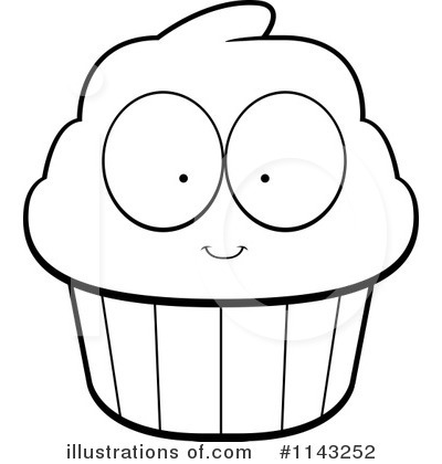 Royalty-Free (RF) Cupcake Clipart Illustration by Cory Thoman - Stock Sample #1143252
