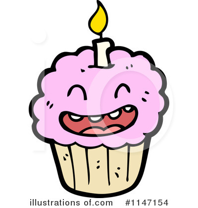 Royalty-Free (RF) Cupcake Clipart Illustration by lineartestpilot - Stock Sample #1147154