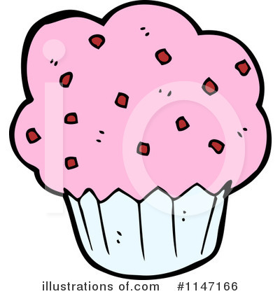 Royalty-Free (RF) Cupcake Clipart Illustration by lineartestpilot - Stock Sample #1147166