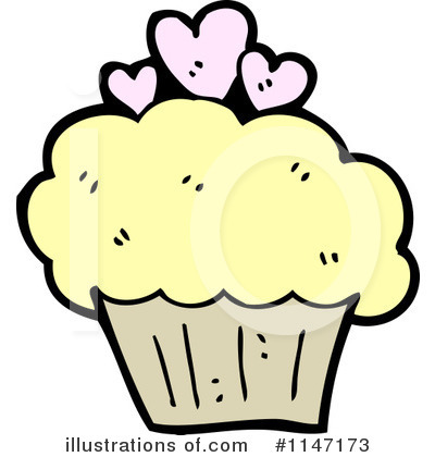 Royalty-Free (RF) Cupcake Clipart Illustration by lineartestpilot - Stock Sample #1147173