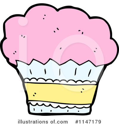 Royalty-Free (RF) Cupcake Clipart Illustration by lineartestpilot - Stock Sample #1147179