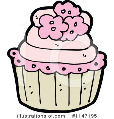 Royalty-Free (RF) Cupcake Clipart Illustration by lineartestpilot - Stock Sample #1147195