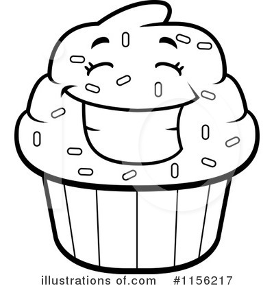 Royalty-Free (RF) Cupcake Clipart Illustration by Cory Thoman - Stock Sample #1156217