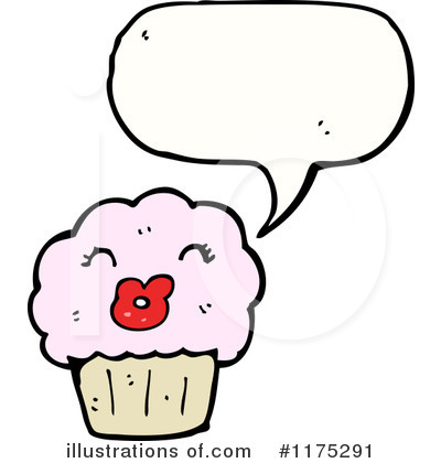 Royalty-Free (RF) Cupcake Clipart Illustration by lineartestpilot - Stock Sample #1175291
