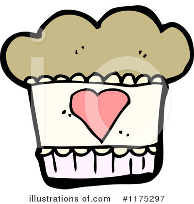 Royalty-Free (RF) Cupcake Clipart Illustration by lineartestpilot - Stock Sample #1175297