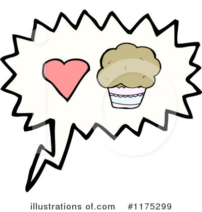 Royalty-Free (RF) Cupcake Clipart Illustration by lineartestpilot - Stock Sample #1175299