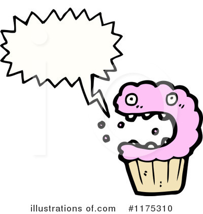 Royalty-Free (RF) Cupcake Clipart Illustration by lineartestpilot - Stock Sample #1175310