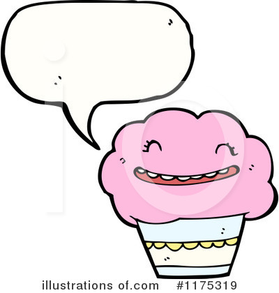 Royalty-Free (RF) Cupcake Clipart Illustration by lineartestpilot - Stock Sample #1175319