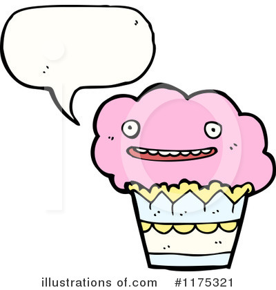 Royalty-Free (RF) Cupcake Clipart Illustration by lineartestpilot - Stock Sample #1175321