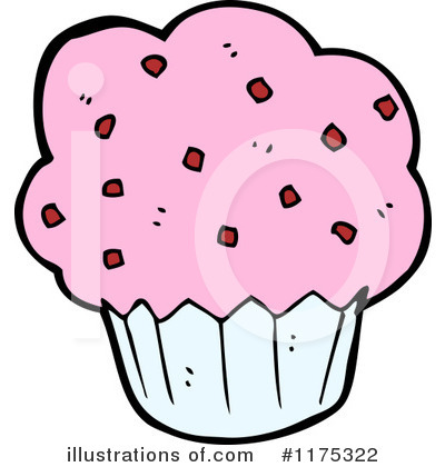 Royalty-Free (RF) Cupcake Clipart Illustration by lineartestpilot - Stock Sample #1175322