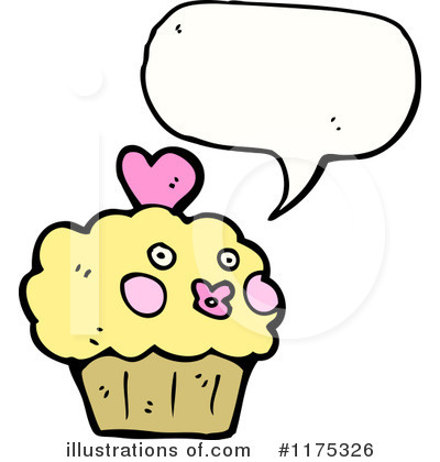 Royalty-Free (RF) Cupcake Clipart Illustration by lineartestpilot - Stock Sample #1175326