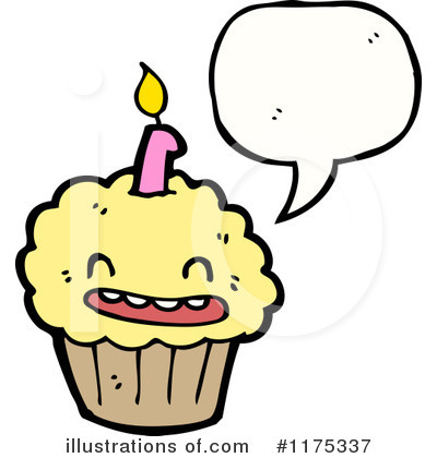 Royalty-Free (RF) Cupcake Clipart Illustration by lineartestpilot - Stock Sample #1175337