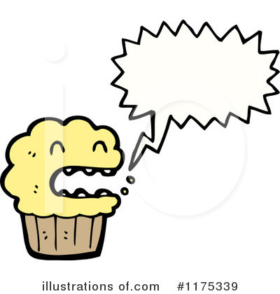 Royalty-Free (RF) Cupcake Clipart Illustration by lineartestpilot - Stock Sample #1175339