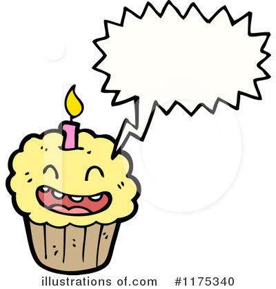 Royalty-Free (RF) Cupcake Clipart Illustration by lineartestpilot - Stock Sample #1175340