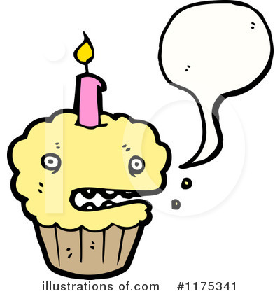 Royalty-Free (RF) Cupcake Clipart Illustration by lineartestpilot - Stock Sample #1175341