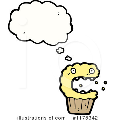 Royalty-Free (RF) Cupcake Clipart Illustration by lineartestpilot - Stock Sample #1175342