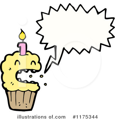 Royalty-Free (RF) Cupcake Clipart Illustration by lineartestpilot - Stock Sample #1175344