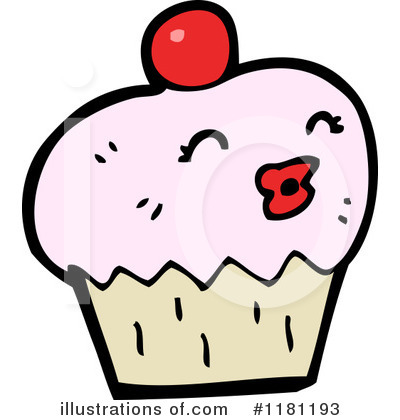 Royalty-Free (RF) Cupcake Clipart Illustration by lineartestpilot - Stock Sample #1181193