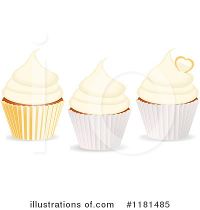 Royalty-Free (RF) Cupcake Clipart Illustration by elaineitalia - Stock Sample #1181485