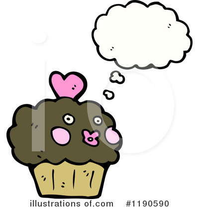 Royalty-Free (RF) Cupcake Clipart Illustration by lineartestpilot - Stock Sample #1190590