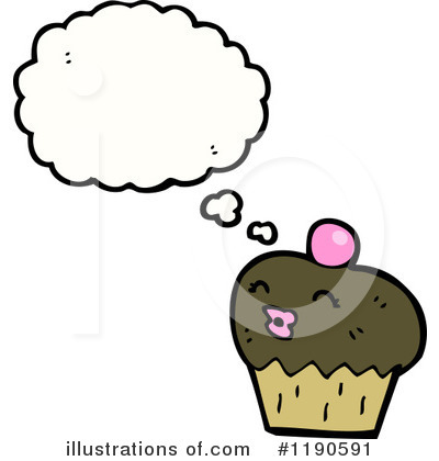 Royalty-Free (RF) Cupcake Clipart Illustration by lineartestpilot - Stock Sample #1190591