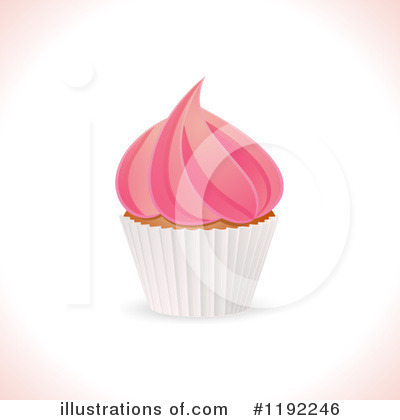 Royalty-Free (RF) Cupcake Clipart Illustration by elaineitalia - Stock Sample #1192246
