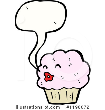 Royalty-Free (RF) Cupcake Clipart Illustration by lineartestpilot - Stock Sample #1198072