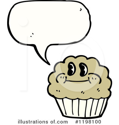 Royalty-Free (RF) Cupcake Clipart Illustration by lineartestpilot - Stock Sample #1198100
