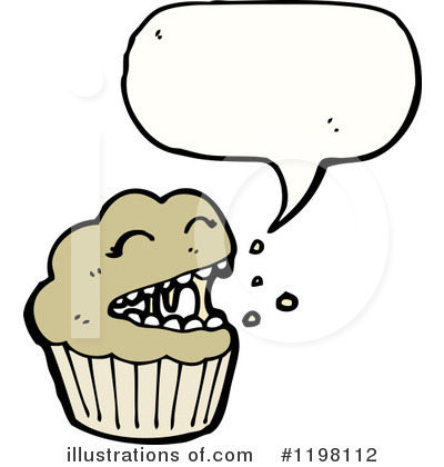 Royalty-Free (RF) Cupcake Clipart Illustration by lineartestpilot - Stock Sample #1198112