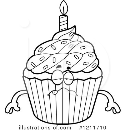 Royalty-Free (RF) Cupcake Clipart Illustration by Cory Thoman - Stock Sample #1211710