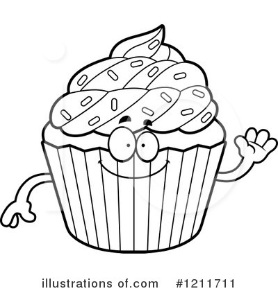 Royalty-Free (RF) Cupcake Clipart Illustration by Cory Thoman - Stock Sample #1211711