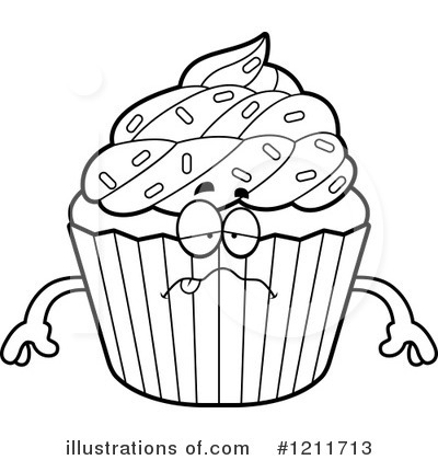 Royalty-Free (RF) Cupcake Clipart Illustration by Cory Thoman - Stock Sample #1211713