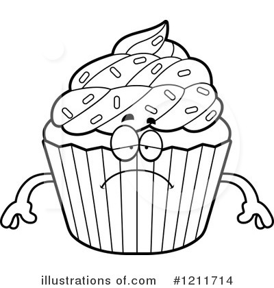 Royalty-Free (RF) Cupcake Clipart Illustration by Cory Thoman - Stock Sample #1211714