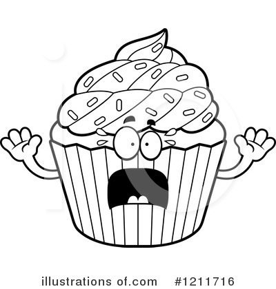 Royalty-Free (RF) Cupcake Clipart Illustration by Cory Thoman - Stock Sample #1211716