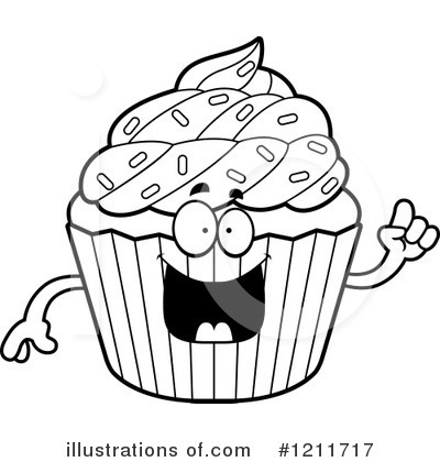 Royalty-Free (RF) Cupcake Clipart Illustration by Cory Thoman - Stock Sample #1211717