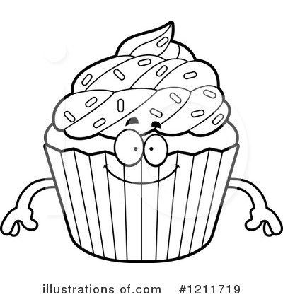Royalty-Free (RF) Cupcake Clipart Illustration by Cory Thoman - Stock Sample #1211719