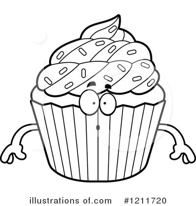 Royalty-Free (RF) Cupcake Clipart Illustration by Cory Thoman - Stock Sample #1211720
