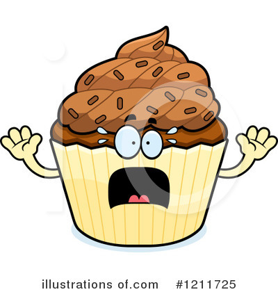 Royalty-Free (RF) Cupcake Clipart Illustration by Cory Thoman - Stock Sample #1211725