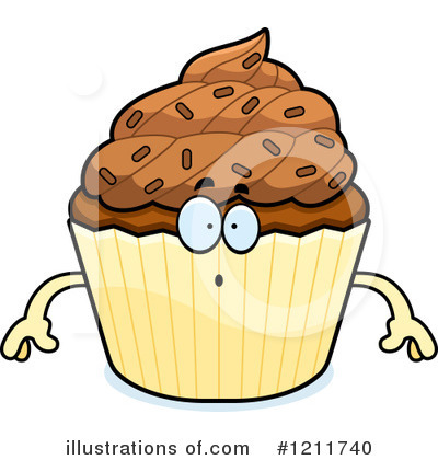 Royalty-Free (RF) Cupcake Clipart Illustration by Cory Thoman - Stock Sample #1211740