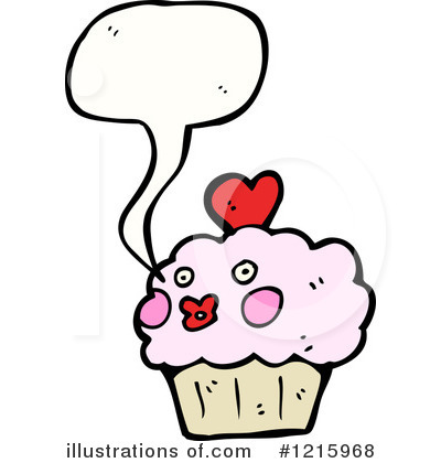 Royalty-Free (RF) Cupcake Clipart Illustration by lineartestpilot - Stock Sample #1215968