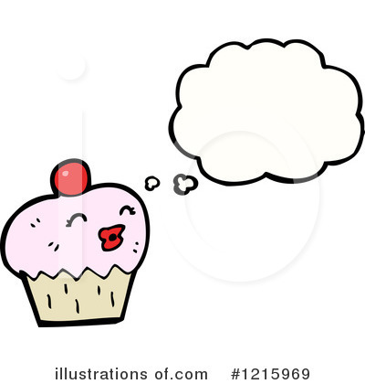 Royalty-Free (RF) Cupcake Clipart Illustration by lineartestpilot - Stock Sample #1215969