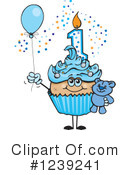 Cupcake Clipart #1239241 by Dennis Holmes Designs