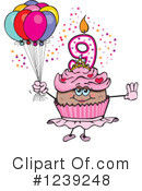 Cupcake Clipart #1239248 by Dennis Holmes Designs